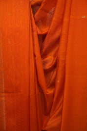 Orange Maheshwari Saree - SROMS1387