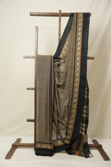 Light Brown Narayan Peth Cotton Saree- SRLBNPCS04