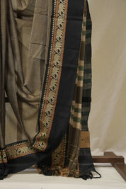 Light Brown Narayan Peth Cotton Saree- SRLBNPCS04