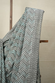 Sage Green HBP Cotton Saree - SRSGCS2820