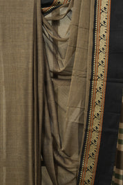 Light Brown Narayan Peth Cotton Saree- SRLBNPCS04
