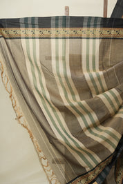 Light Brown Narayan Peth Cotton Saree- SRLBNPCS04