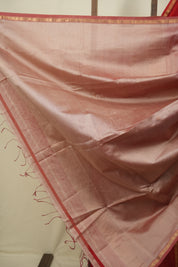 Red Maheshwari Saree - SRRMS1385