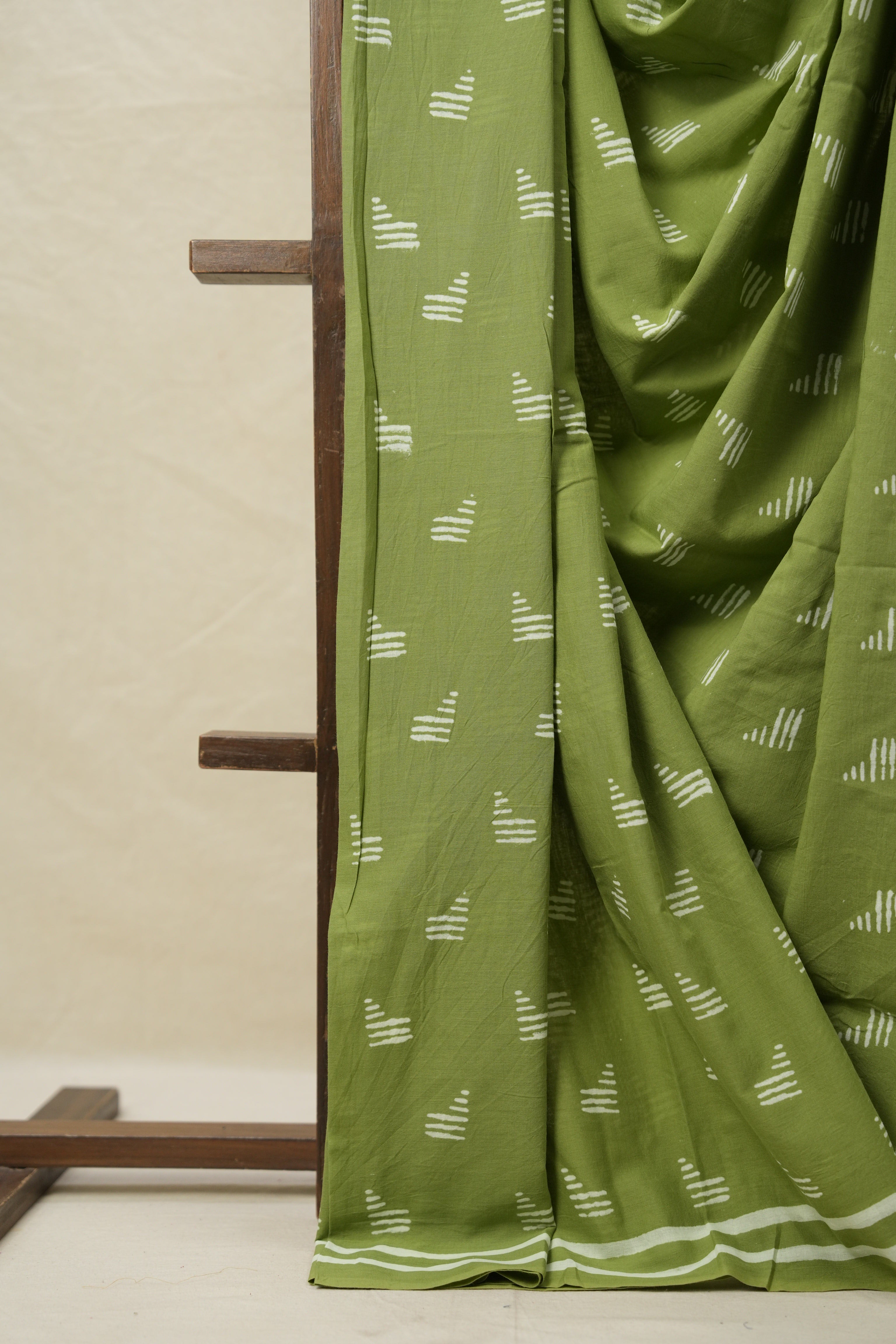 Mint Green HBP Cotton Saree - SRMGCS3089
