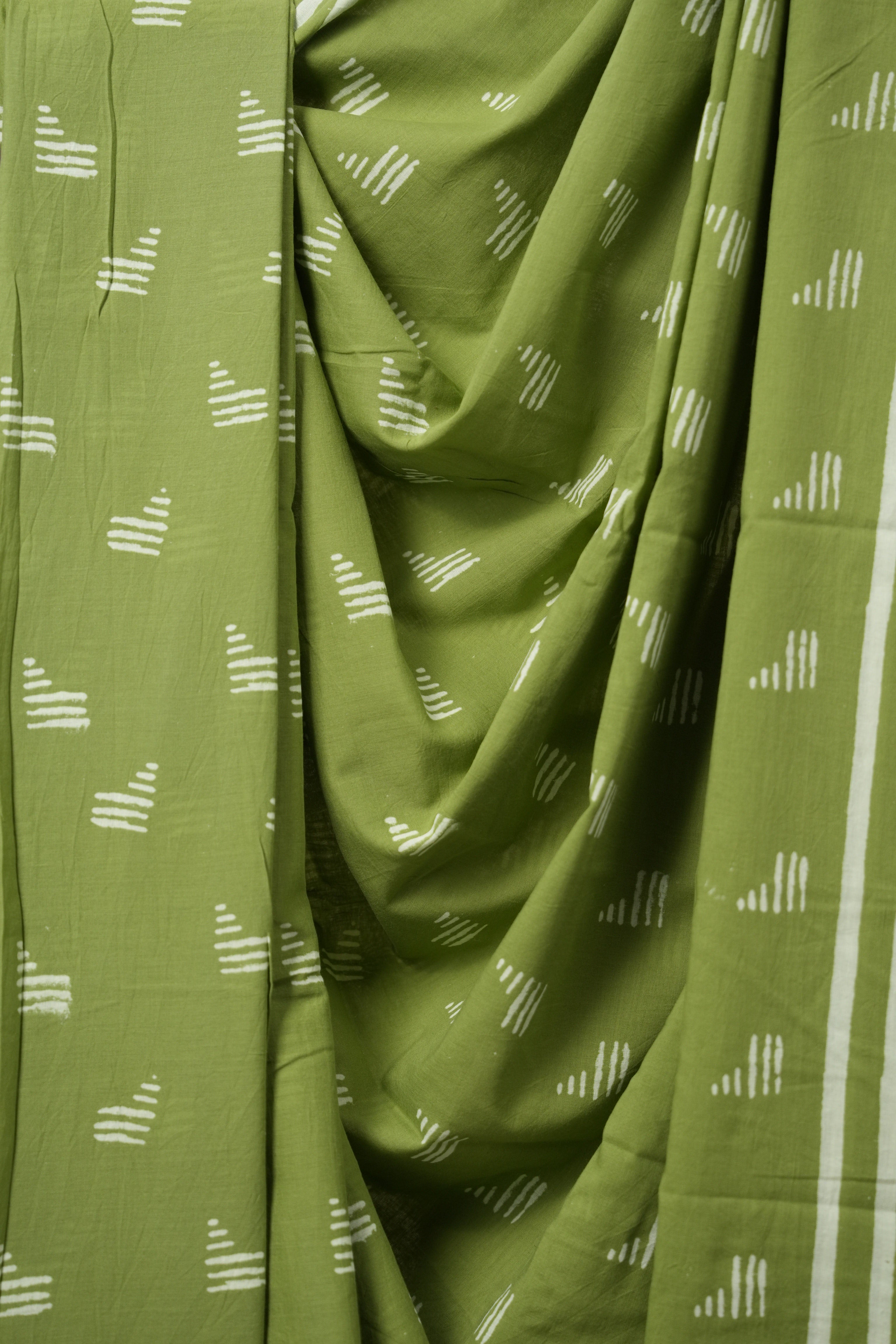 Mint Green HBP Cotton Saree - SRMGCS3089