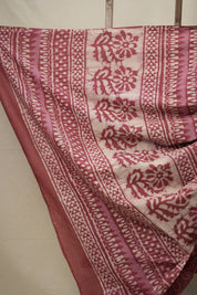 Maroon HBP Cotton Saree - SRMCS2819