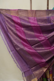 Green HBP Tussar Silk Saree - SRGHTSS751
