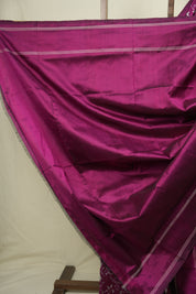 Magenta Pochampalli Silk Ikat Saree - SRMPSIS330