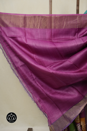 Green HBP Tussar Silk Saree - SRGHTSS751