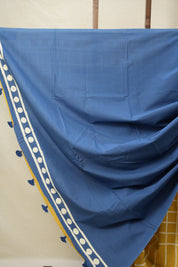 Mustard Yellow HBP Cotton Saree - SRMYCS3094