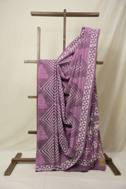 Plum HBP Cotton Saree - SRPCS3244