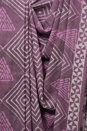 Plum HBP Cotton Saree - SRPCS3244