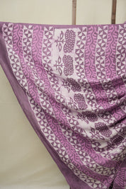 Plum HBP Cotton Saree - SRPCS3244