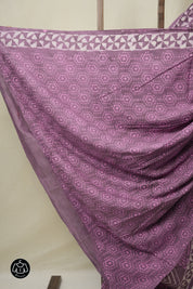 Plum HBP Cotton Saree - SRPCS3244