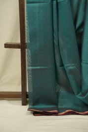 Teal Green Maheshwari Saree - SRTGMS1391