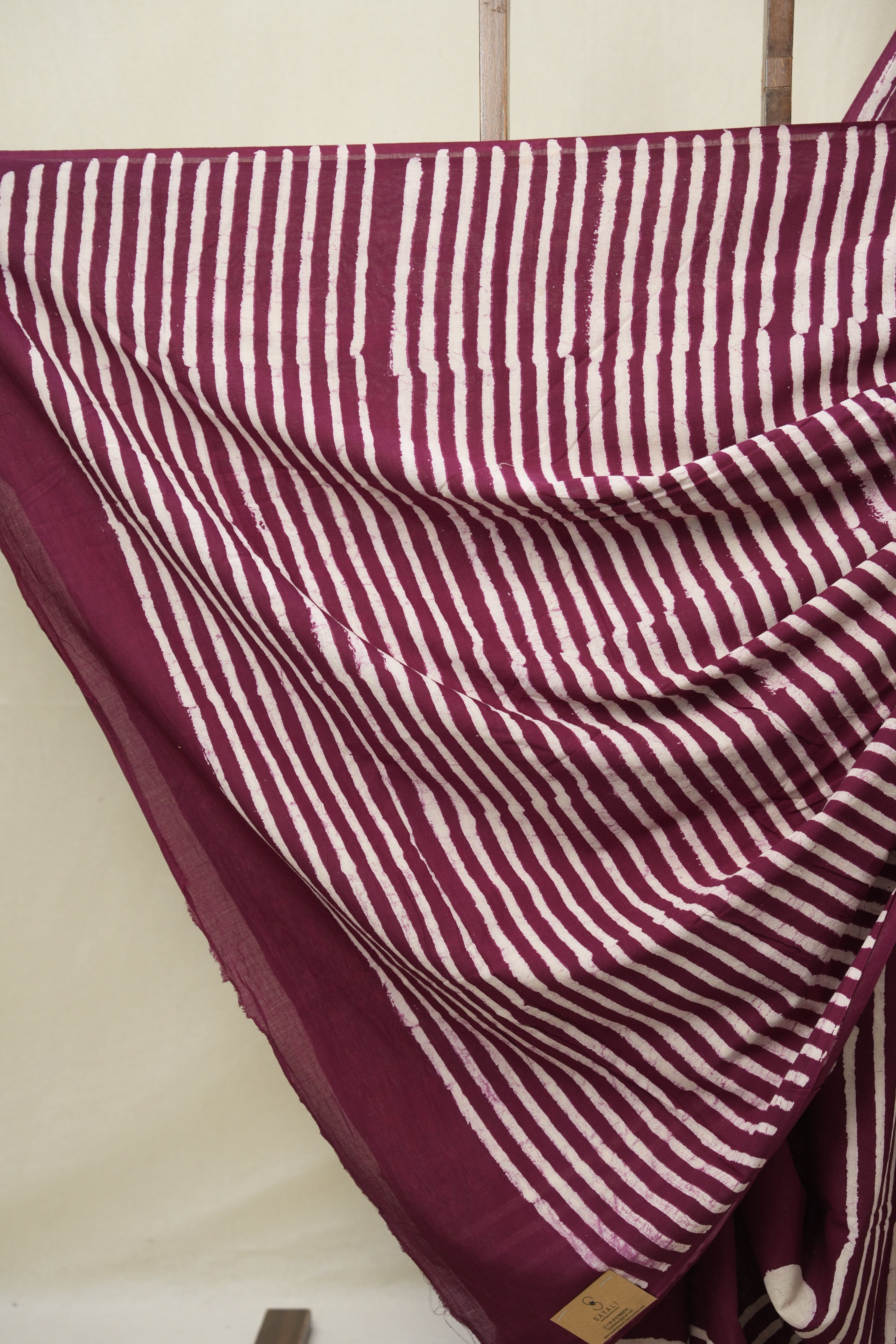 Wine HBP Cotton Saree - SRWCS3245