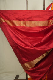 White Pochampalli Silk Ikat Saree -SRWPSIS334