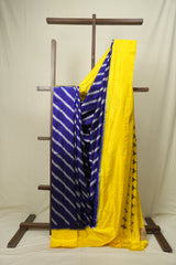 Royal Blue Pochampalli Silk Ikat Saree - SRRBPSIS333
