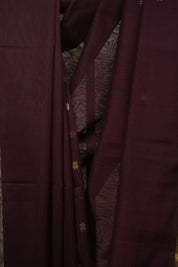 Wine Maheshwari Saree - SRWMS1394