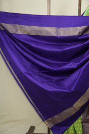 Dual Tone Mint Pochampalli Silk Ikat Saree - SRDTMPSIS328