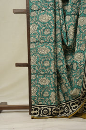 Green HBP Cotton Saree - SRGCS3248