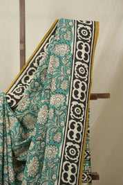 Green HBP Cotton Saree - SRGCS3248