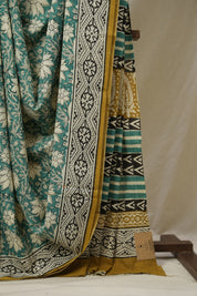 Green HBP Cotton Saree - SRGCS3249
