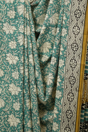Green HBP Cotton Saree - SRGCS3249