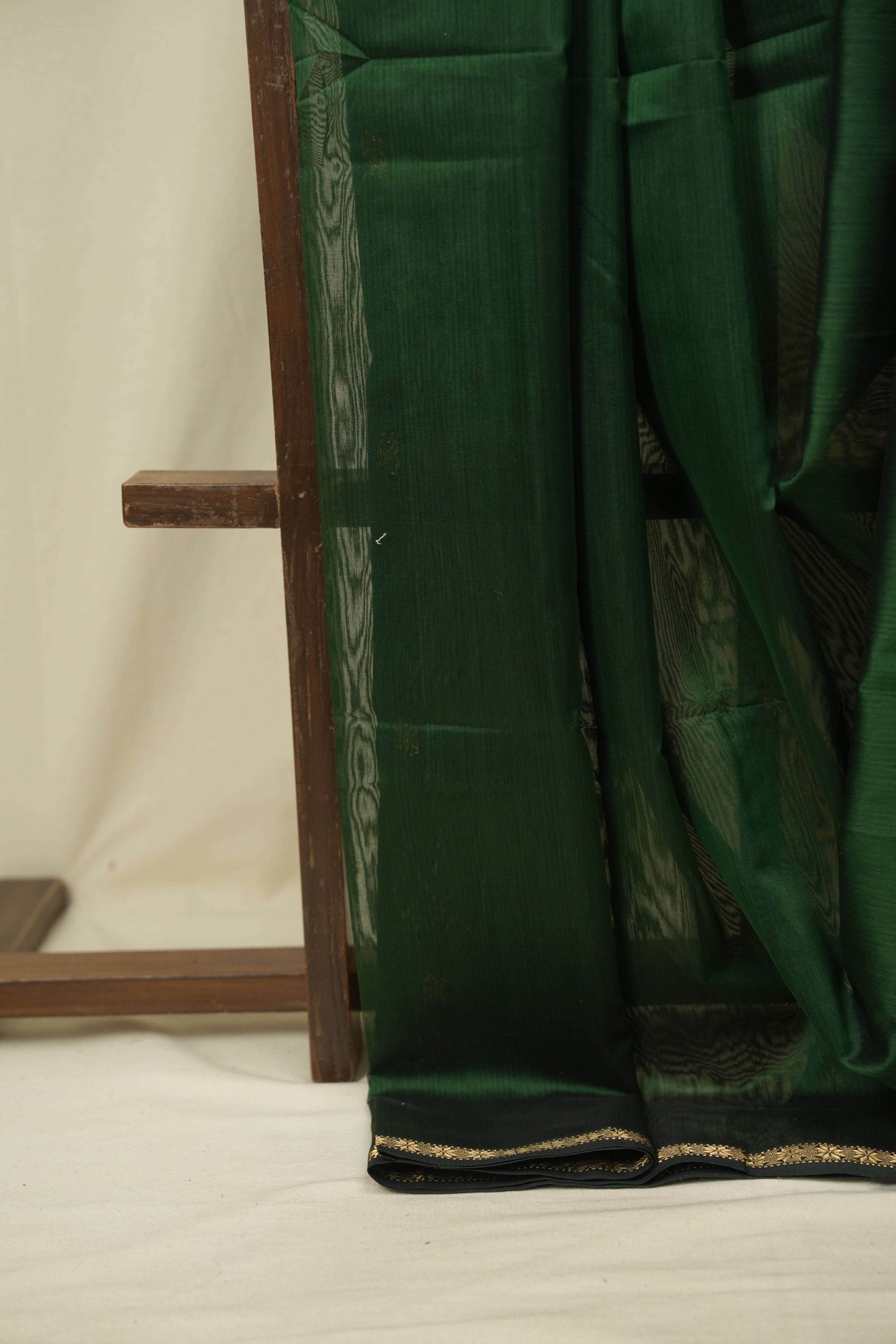 Green Maheshwari Saree - SRGMS1380
