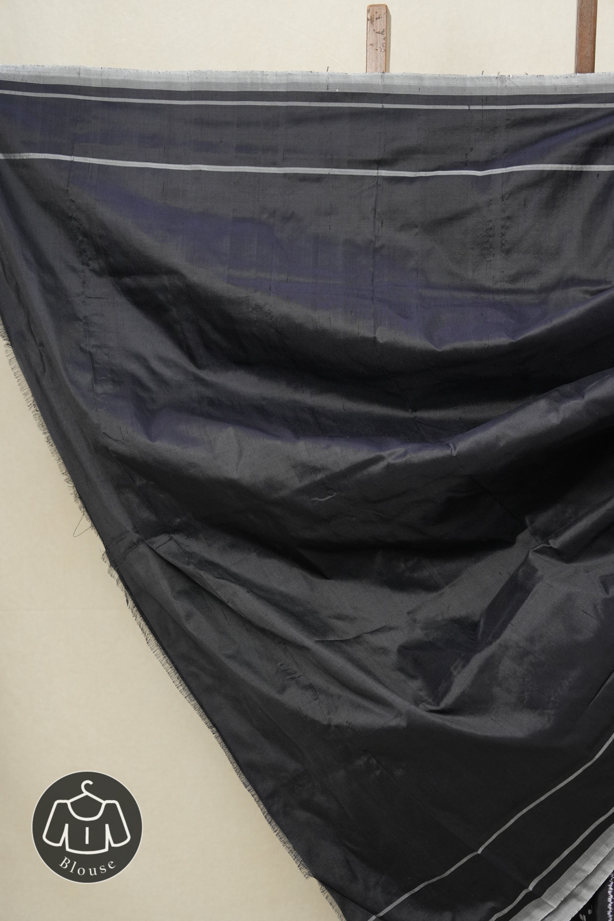 Black Pochampalli Silk Ikat Saree - SRBPSIS192