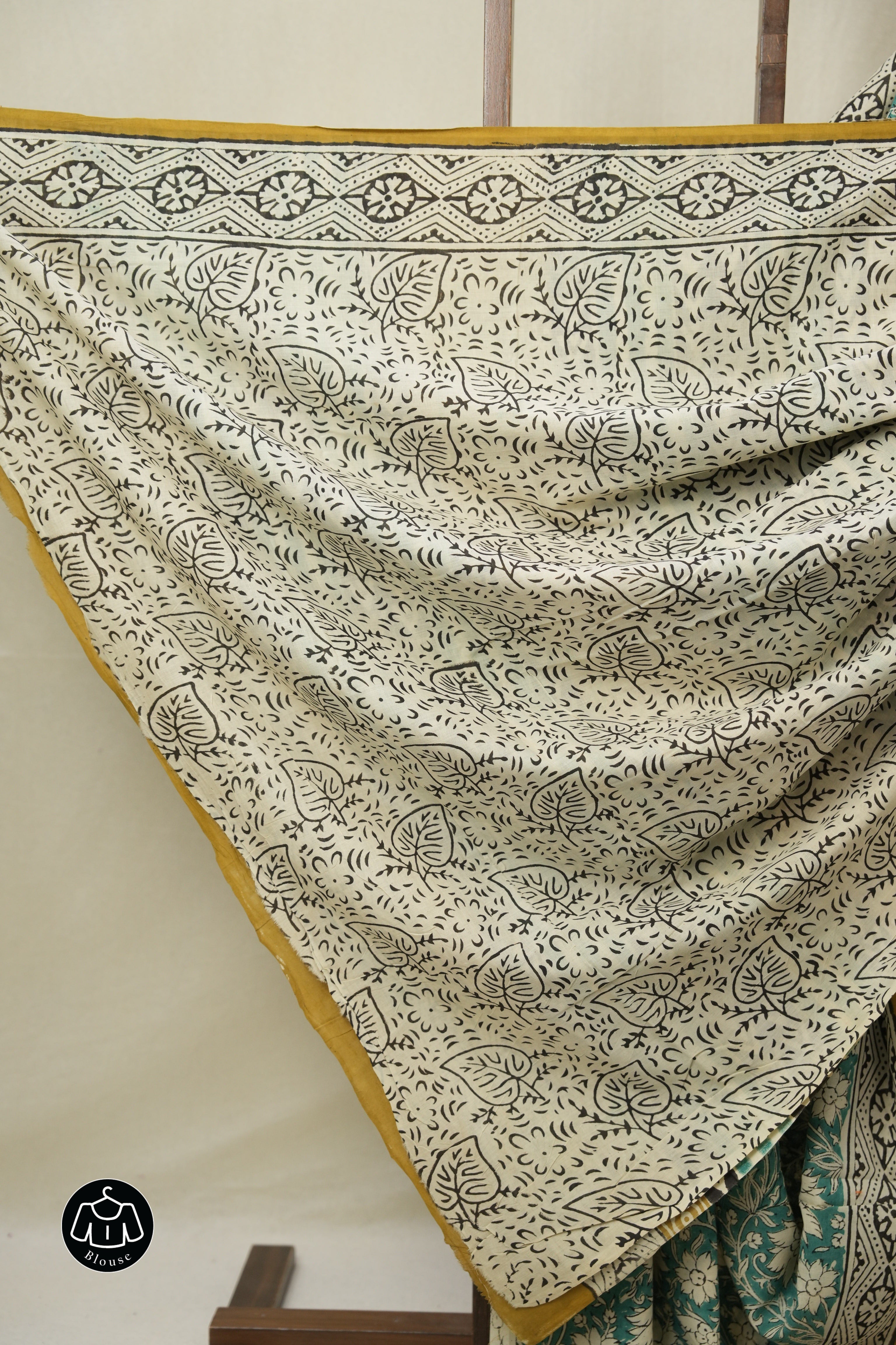 Green HBP Cotton Saree - SRGCS3249