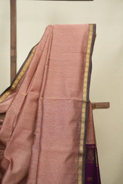 Onion Pink Maheshwari Saree - SROPMS1379