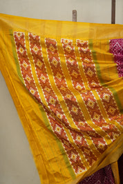 Pink Pochampalli Silk Ikat Saree - SRPPSIS193
