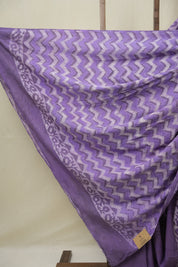 Purple HBP Cotton Saree - SRPCS3252
