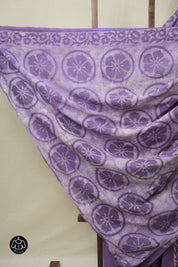 Purple HBP Cotton Saree - SRPCS3252
