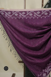 Olive Green Bengal Cotton Jamdani Saree - SROGBCJS257