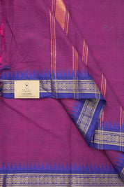 Magenta Kanchi Cotton Saree - SRMKCS1048