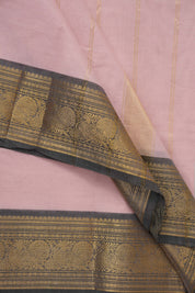 Pastel Pink Kanchi Cotton Saree - SRPPKCS1049