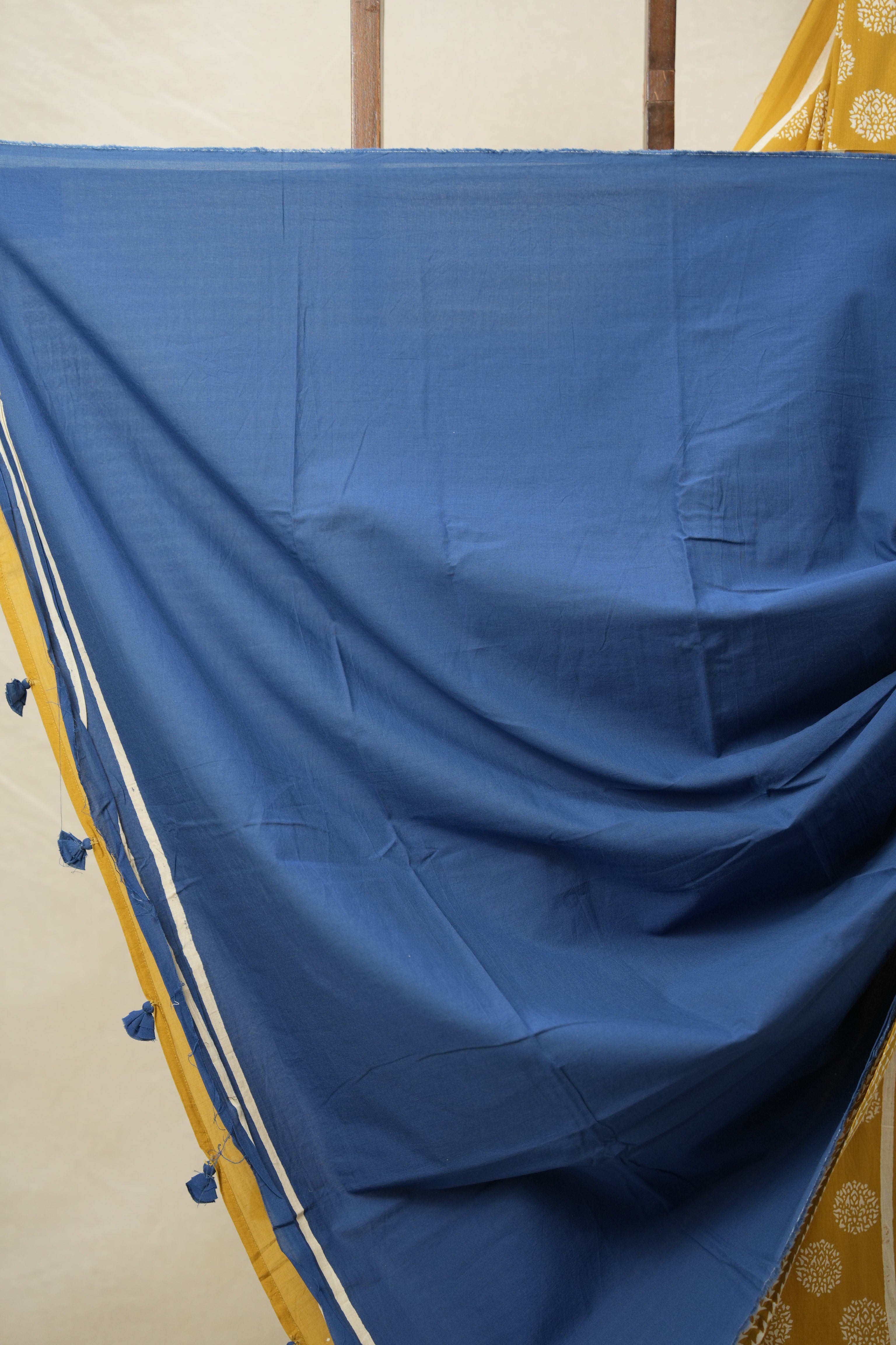 Haldi Yellow HBP Cotton Saree - SRHYCS3098