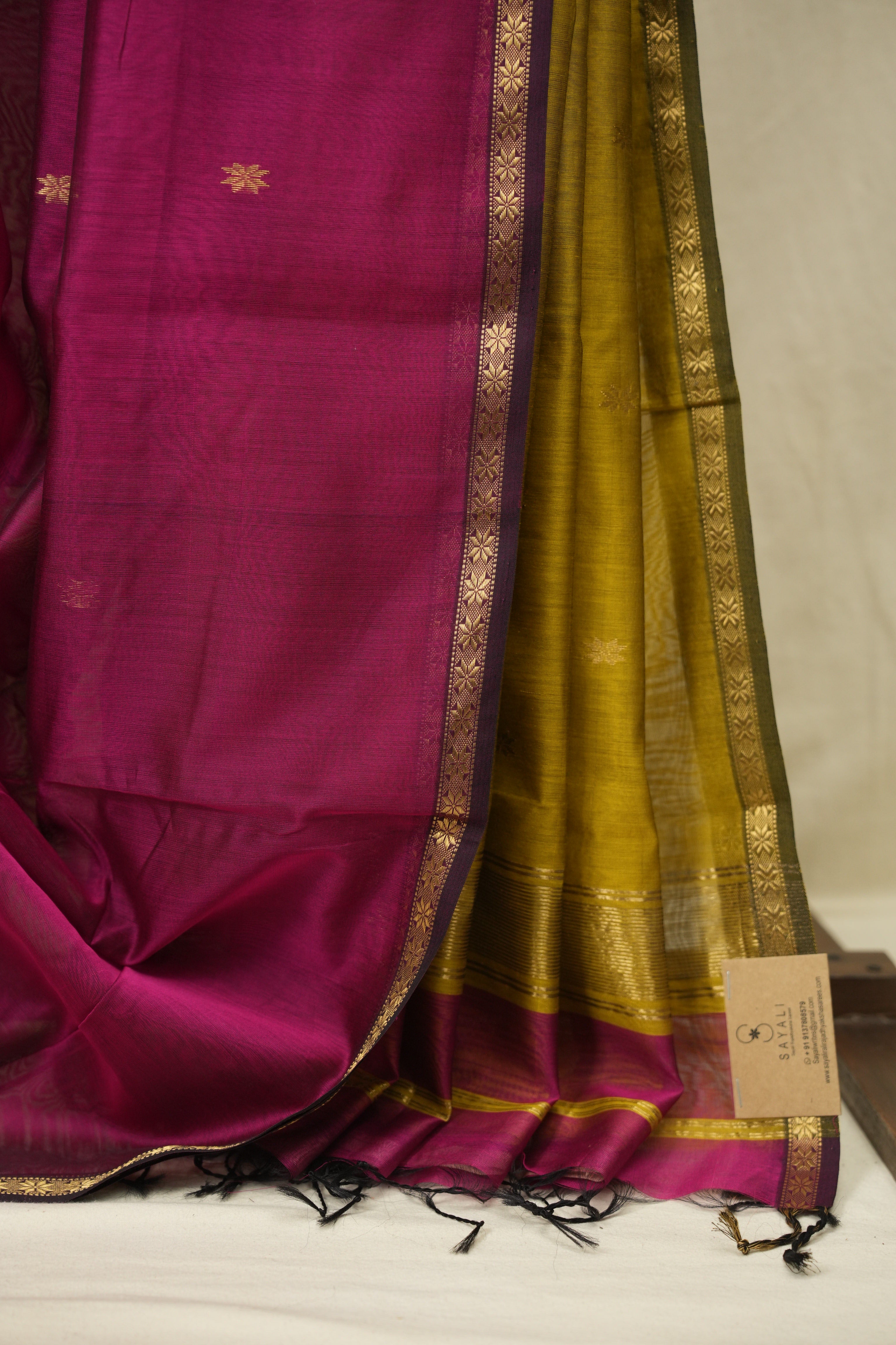 Pink Maheshwari Saree - SRPMS1398