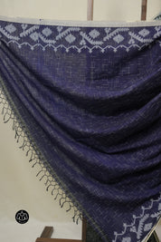 Olive Green Bengal Cotton Jamdani Saree - SROGBCJS248