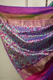 Green Pochampalli Silk Ikat Saree - SRGPSIS314