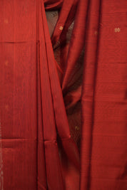 Maroon Maheshwari Saree - SRMMS1399