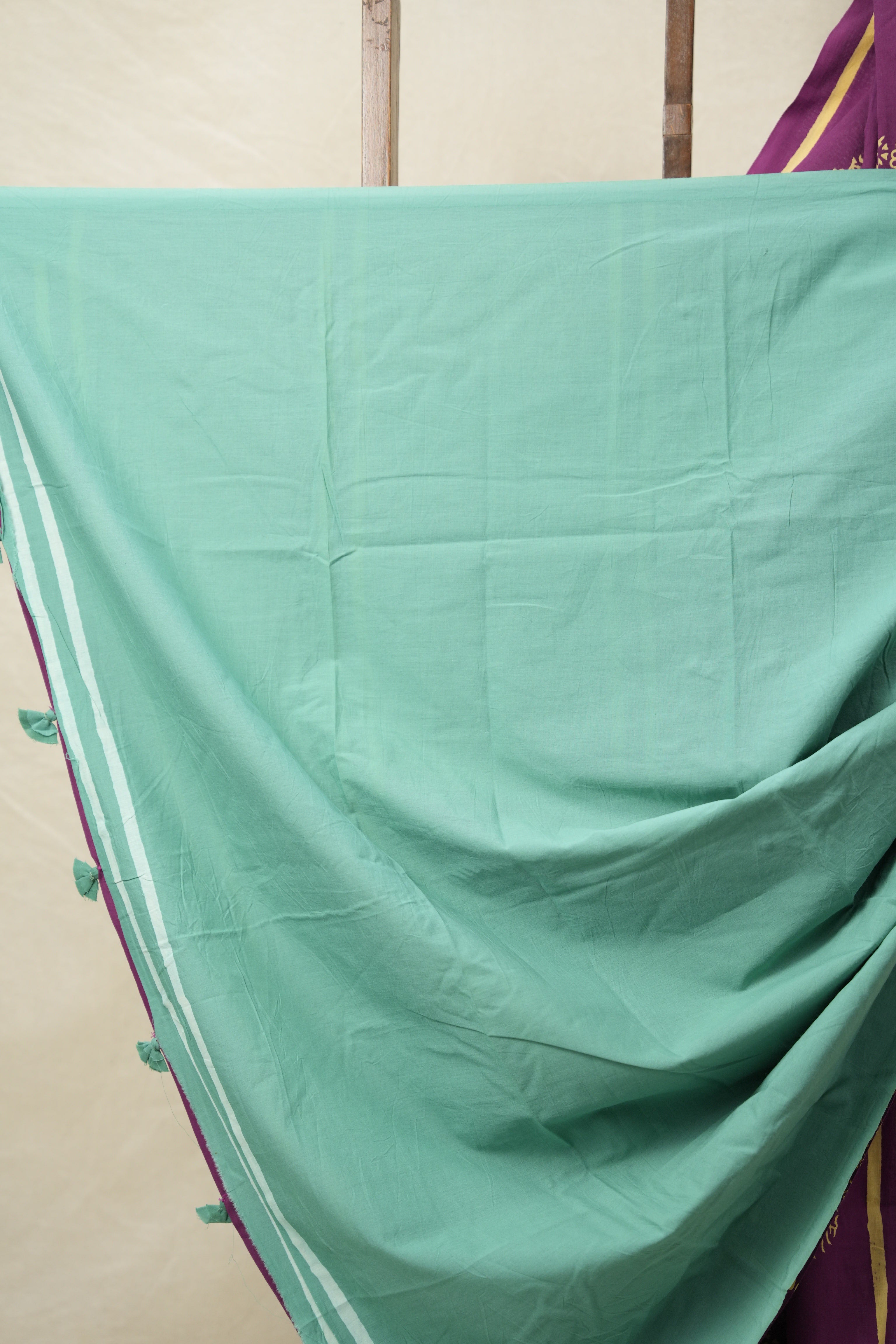 Magenta HBP Cotton Saree - SRMCS3079