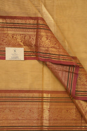 Light Brown Kanchi Cotton Saree - SRLBKCS1035