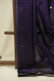 Purple Maheshwari Saree - SRPMS1401