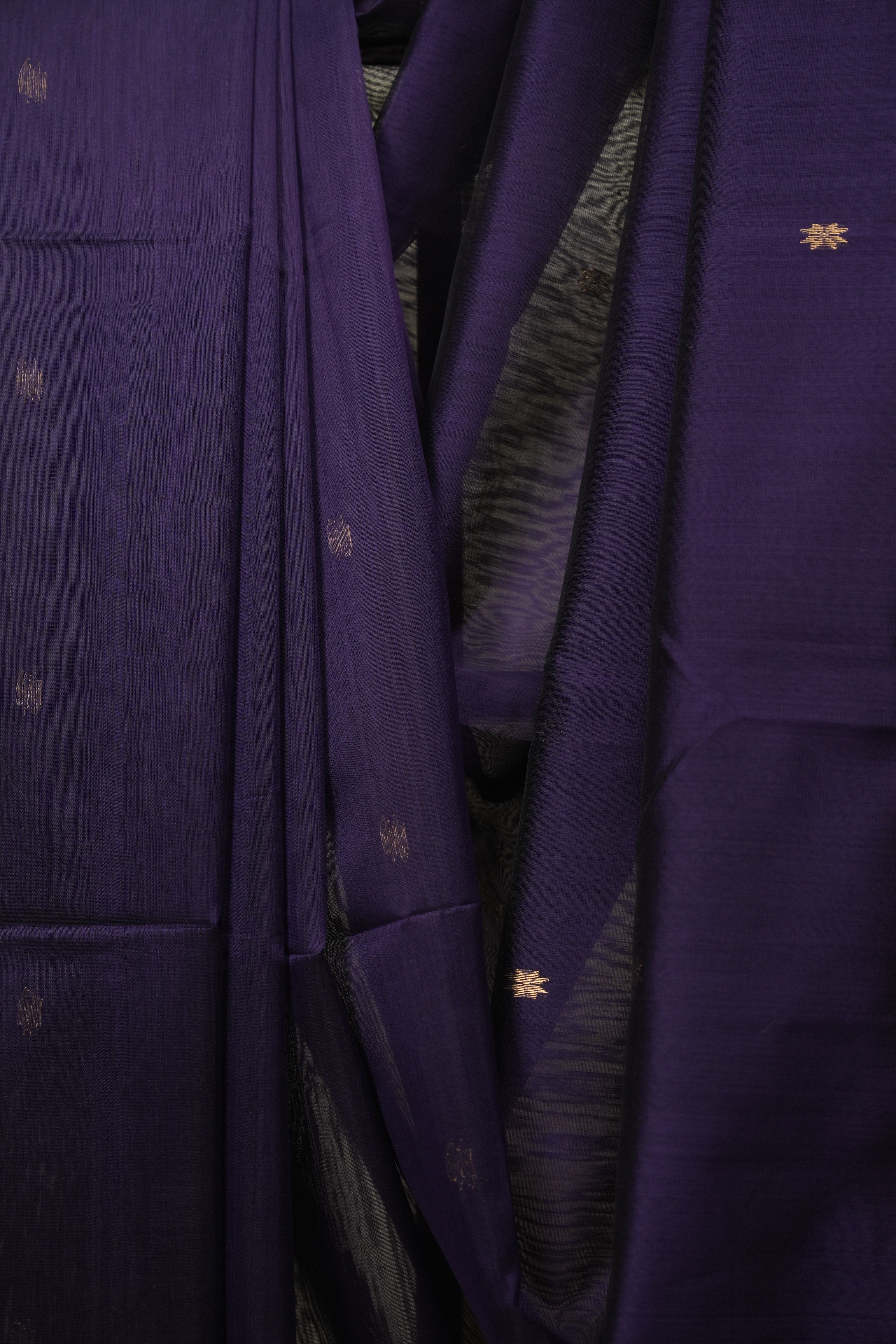 Purple Maheshwari Saree - SRPMS1401