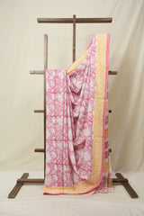 Pink HBP Cotton Saree - SRPCS3234