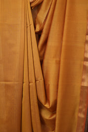 Mustard Maheshwari Saree - SRMMS1081
