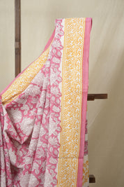Pink HBP Cotton Saree - SRPCS3234